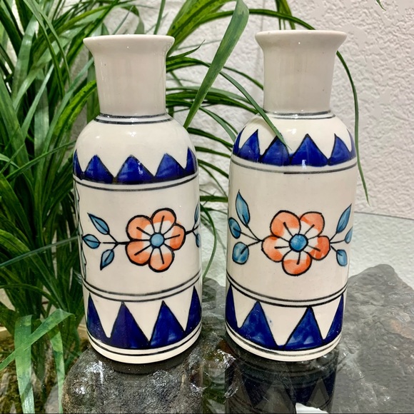 Other - NWOT Hand Painted Ceramic Vase Set